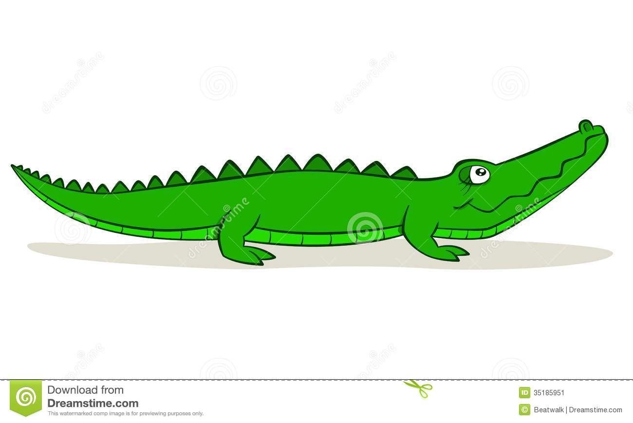 Хвостик крокодила вектор