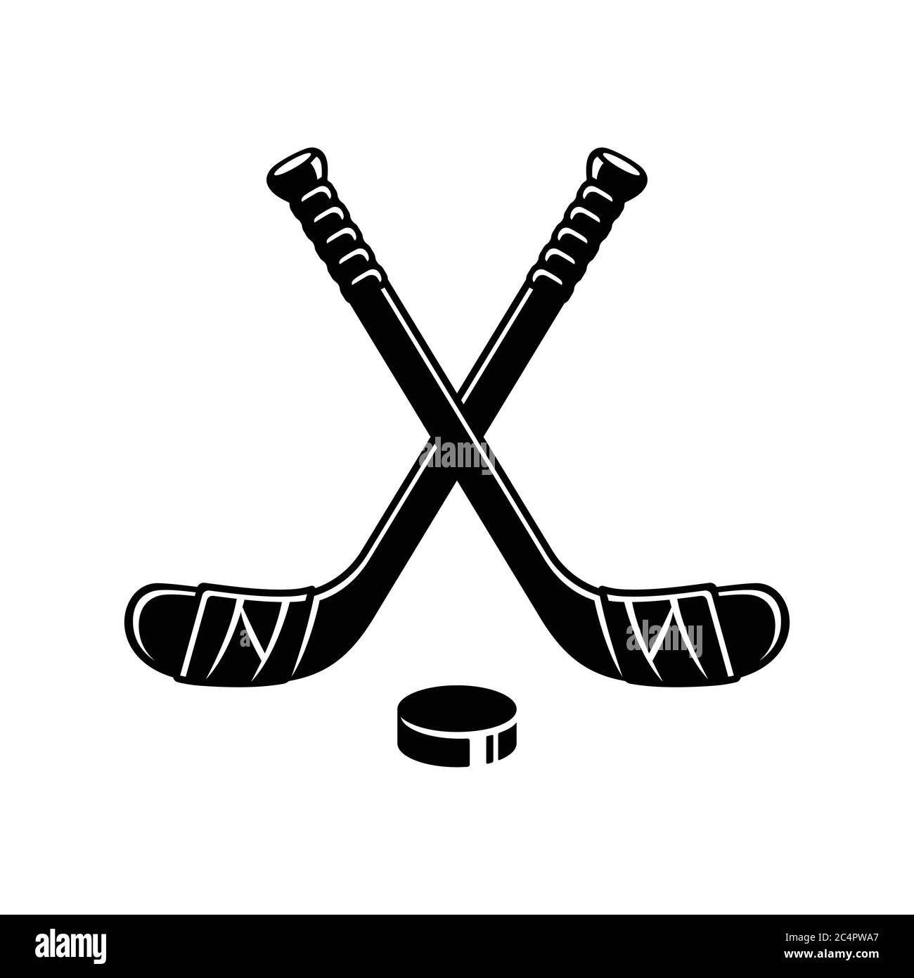 Лого хоккей клюшки