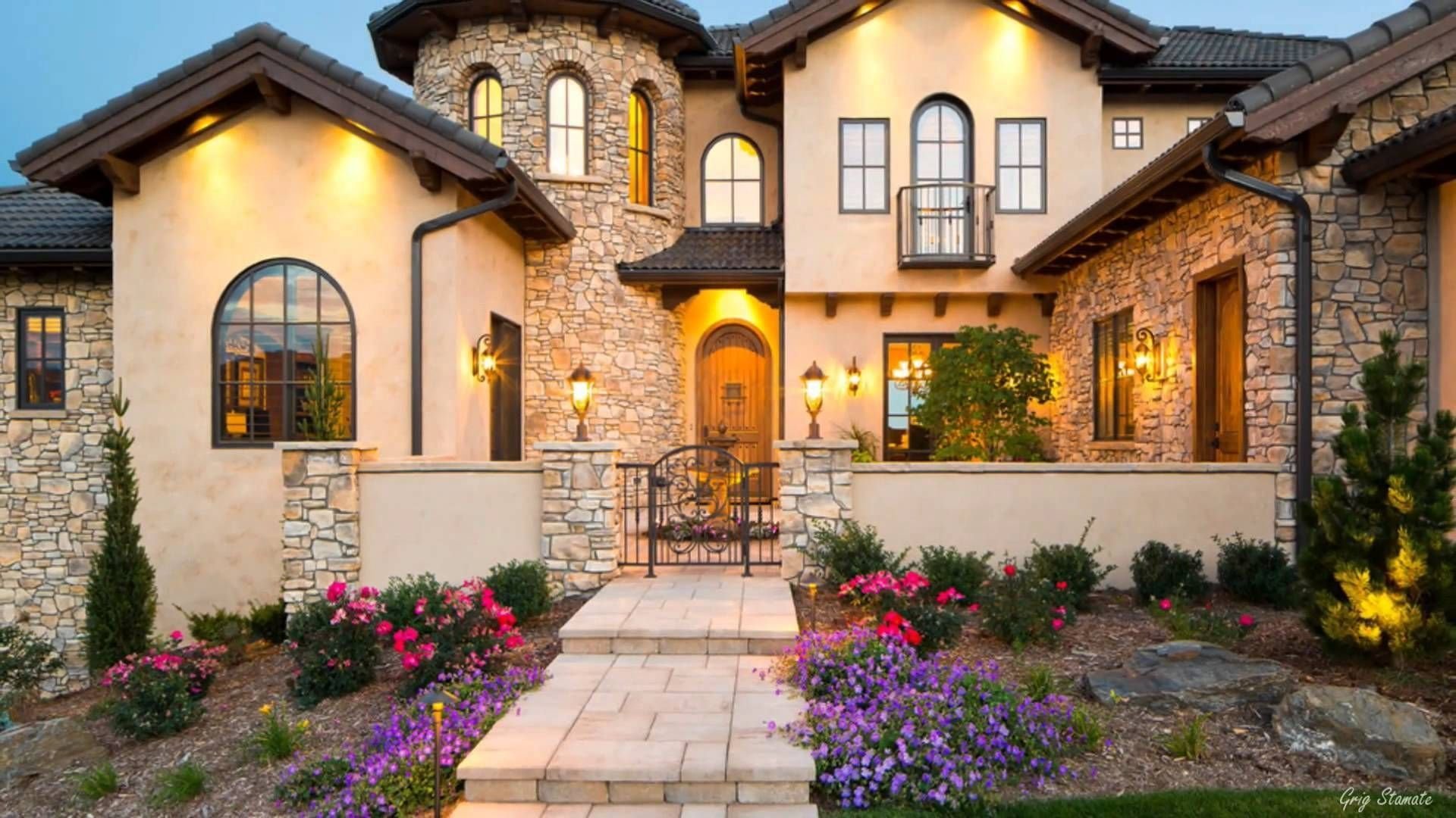 Красиво облицованные дома