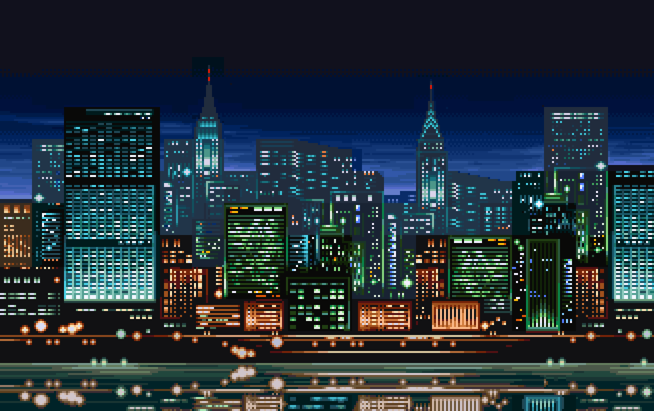 Bits town. Пиксельный город. Пиксельные фоны. Город из пикселей. Пиксельный ночной город.
