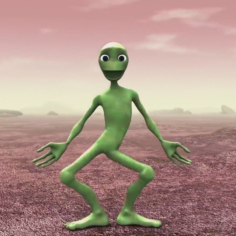 Инопланетянские зеленый человечек