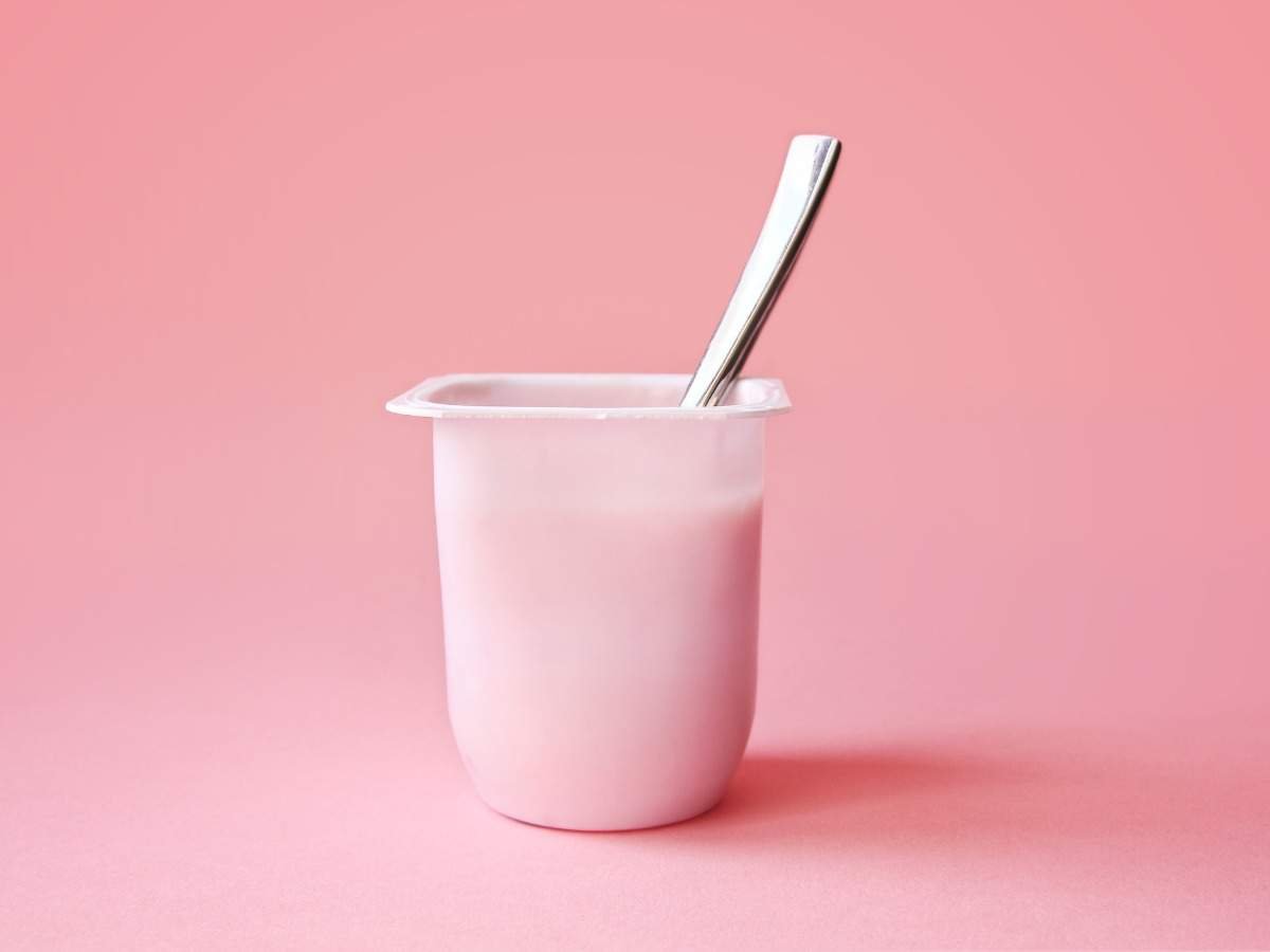 Йогурт нежный розовый