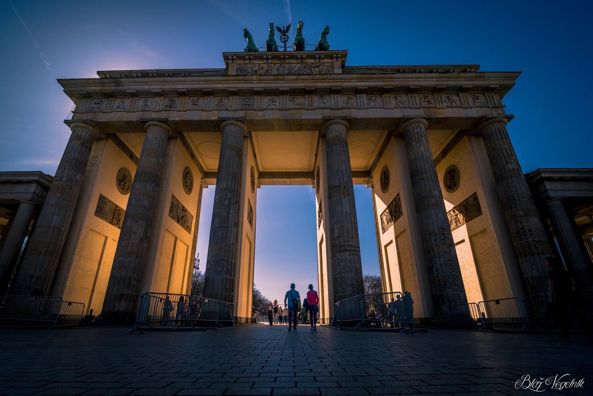 Германия ворота Бранденбургские 2021