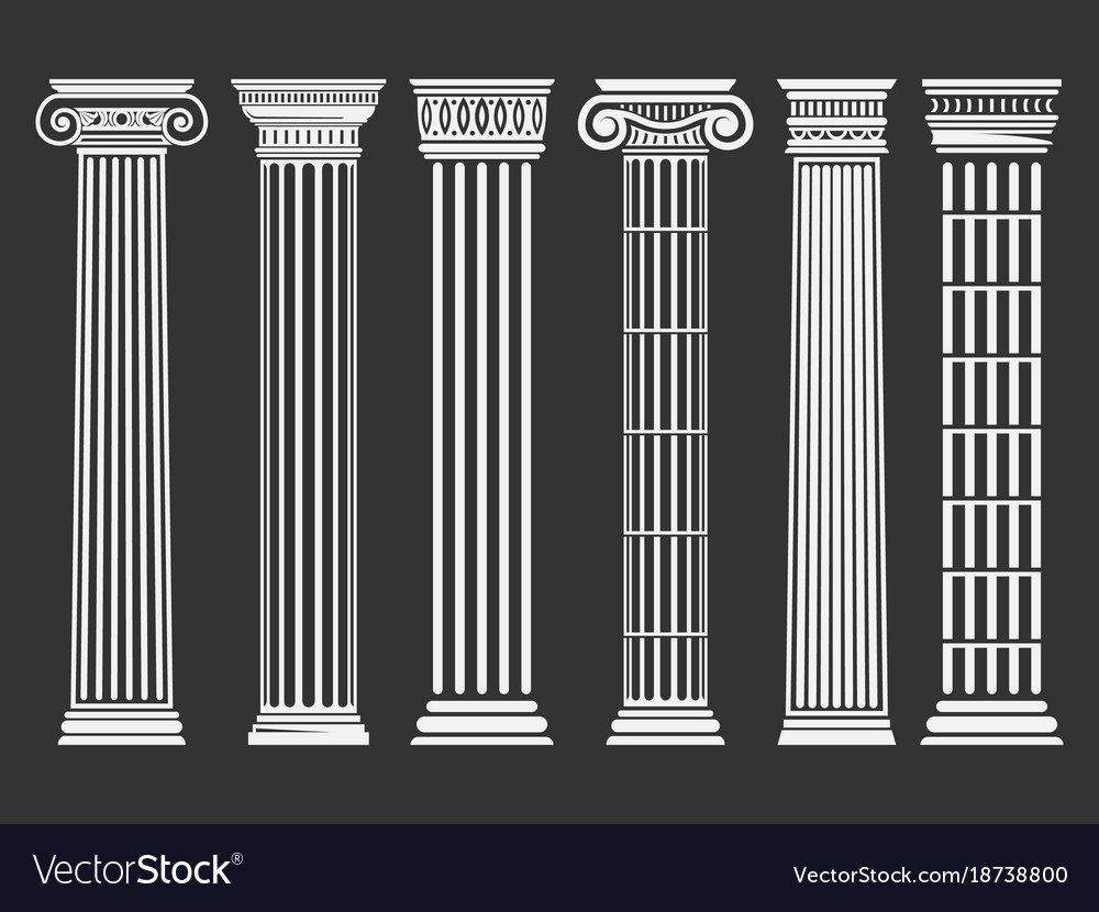Образ Греции колонны Графика