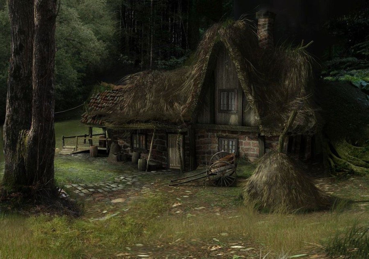 Faraway village. Дом ведьмы / дом ведьм / Ведьмин дом / Witchouse. Ведьминская Хижина в лесу. Хижина Лесной ведьмы. Forest House Хижина в лесу.