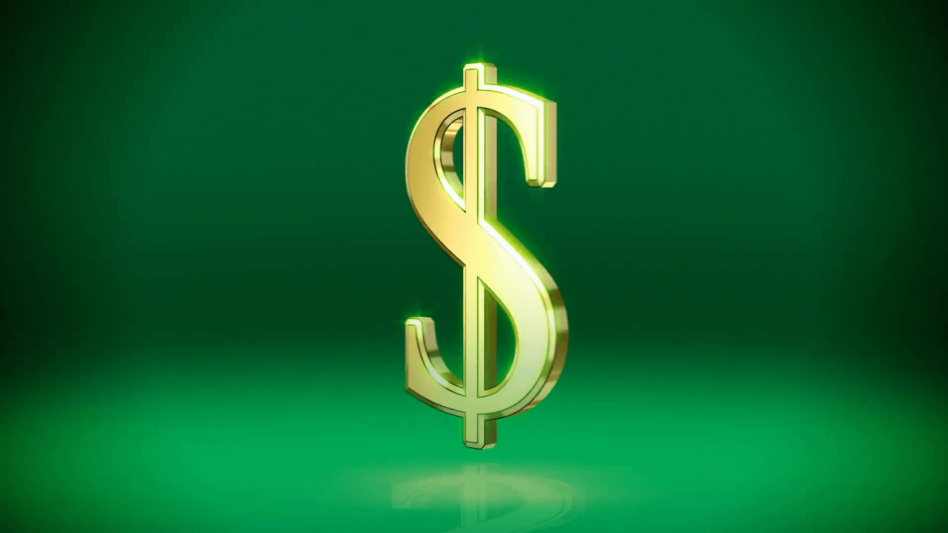 Зеленый фон с деньгами
