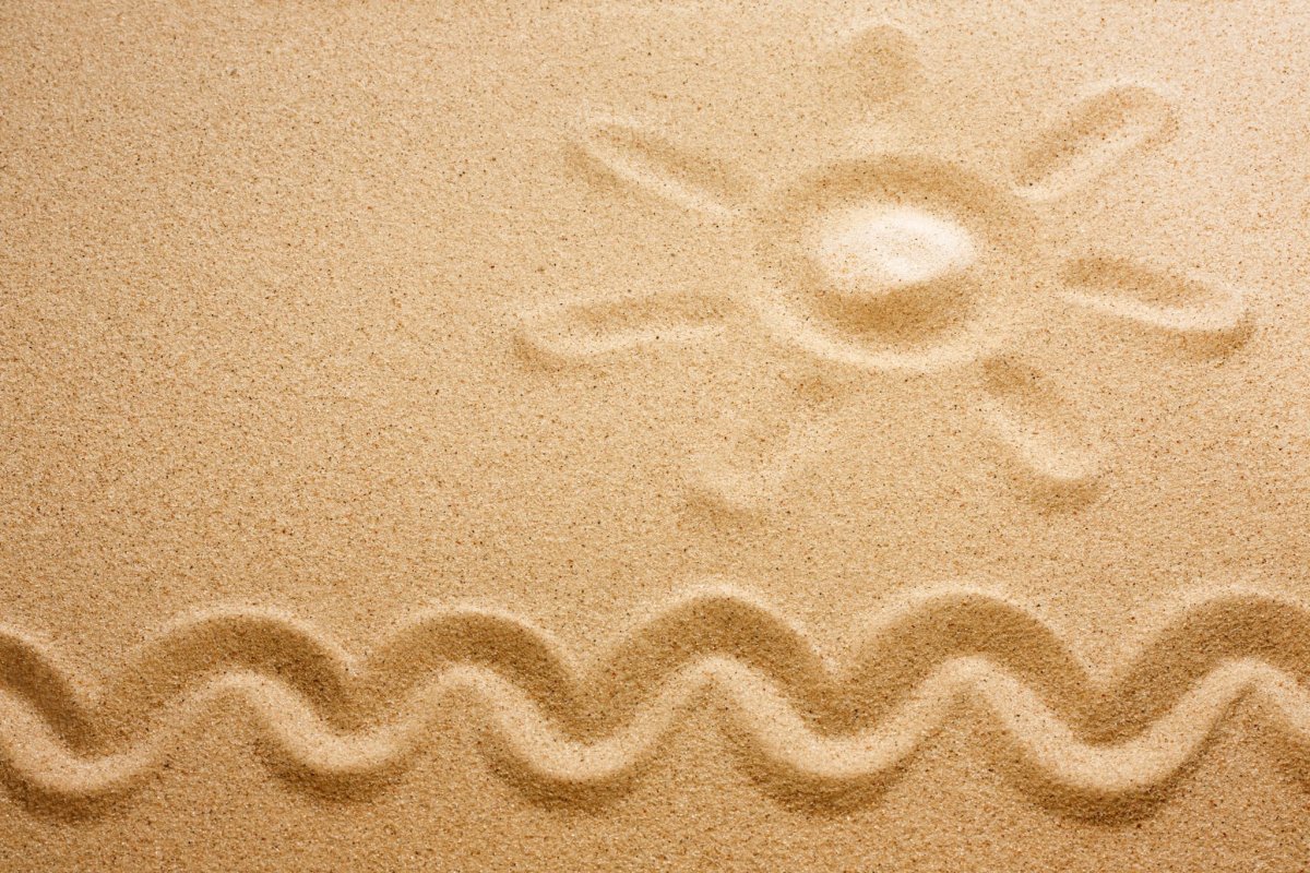 Нарисованный песок