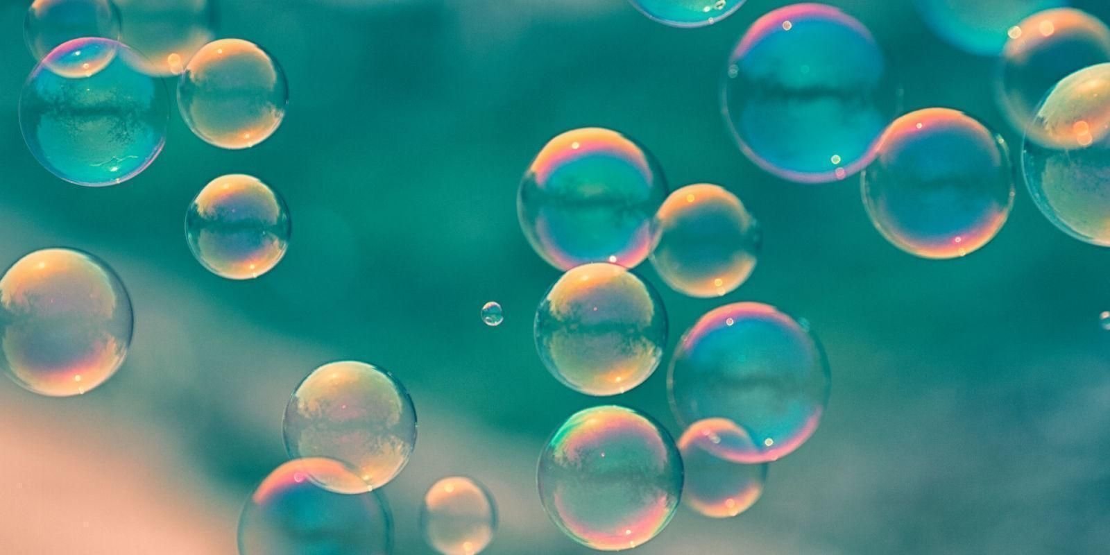 Бирюзовые пузырьки