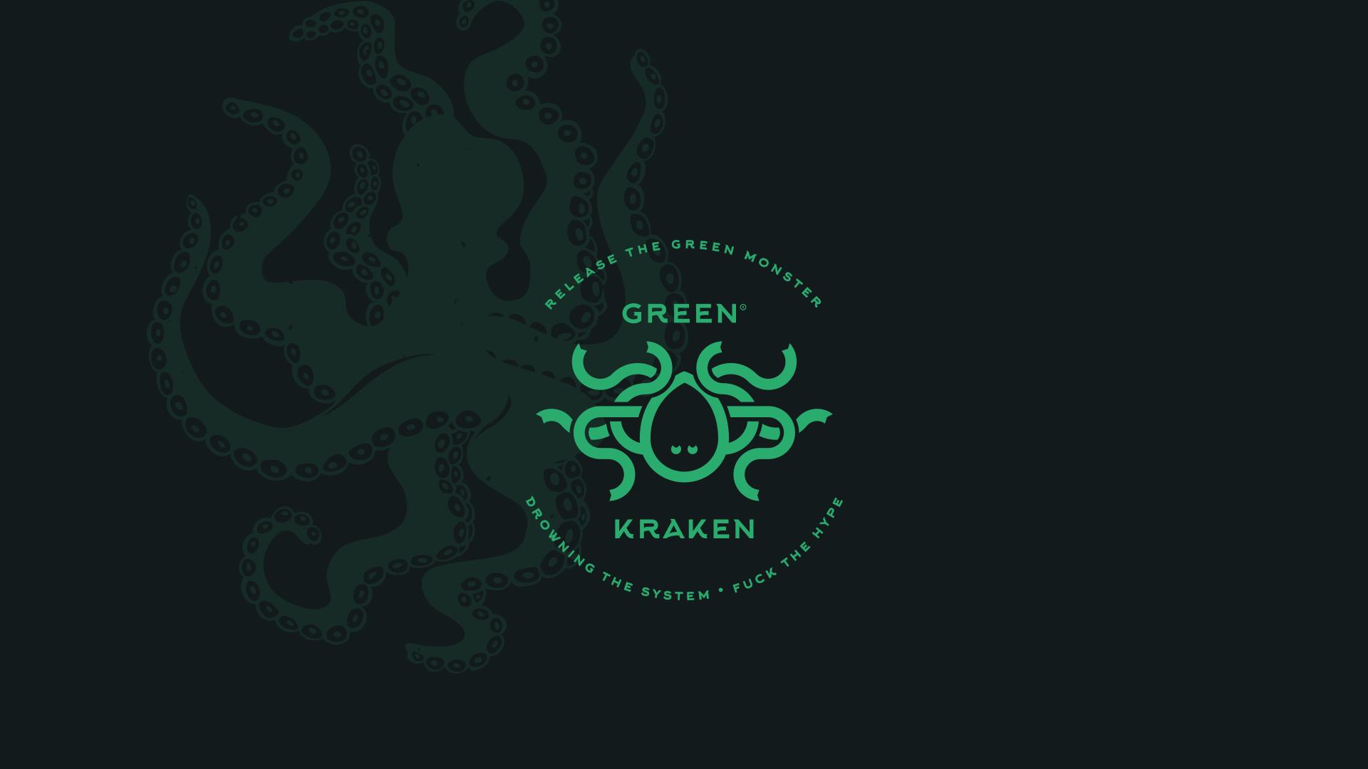Кракен. Кракен лого. Кракен зеленый. Кракен Минимализм.