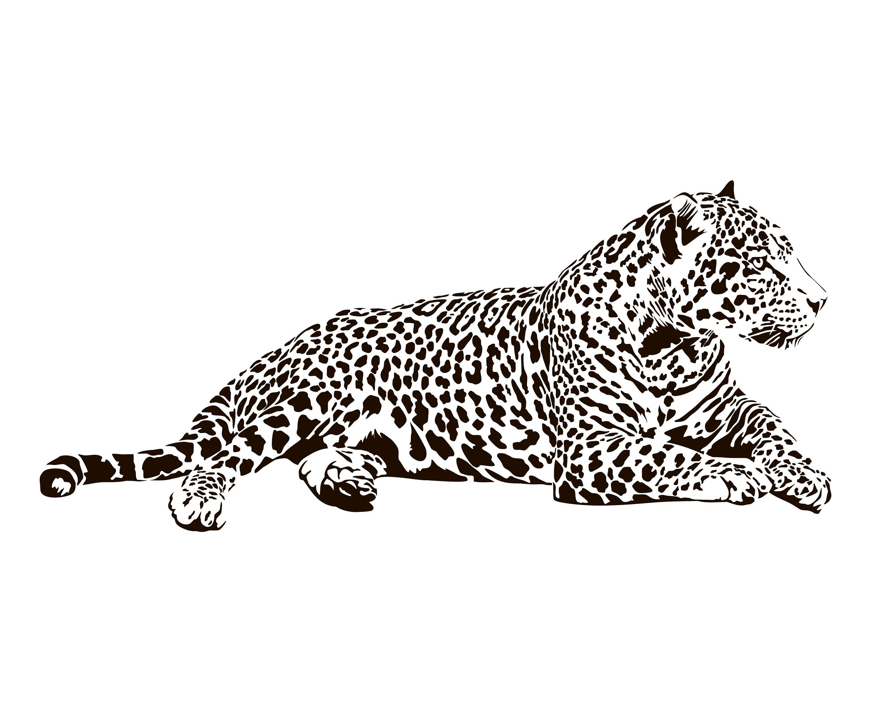 Леопард вектор