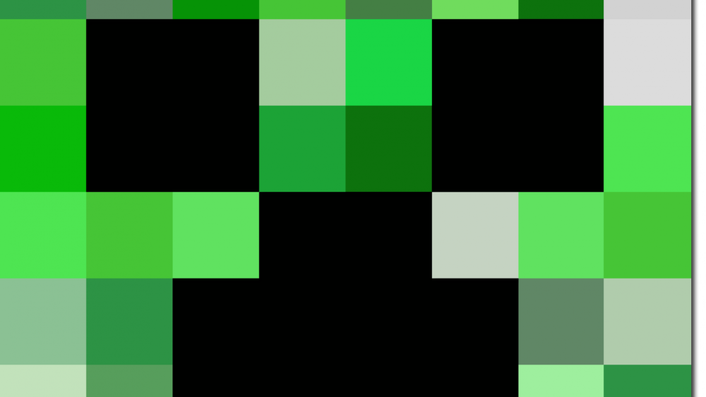 Лицо гриппера в маинкрафте