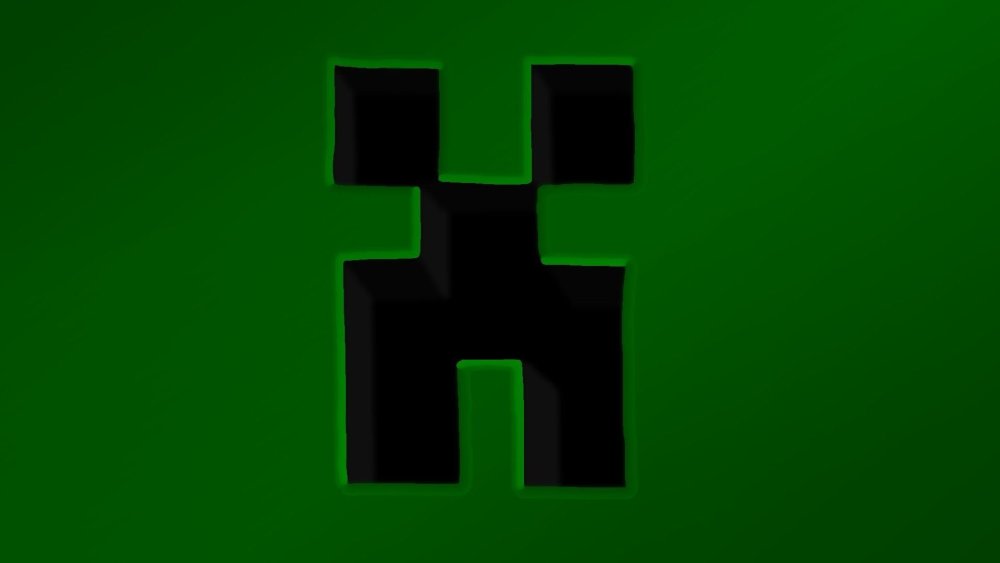 Лицо КРИПЕРА В МАЙНКРАФТЕ оригинал