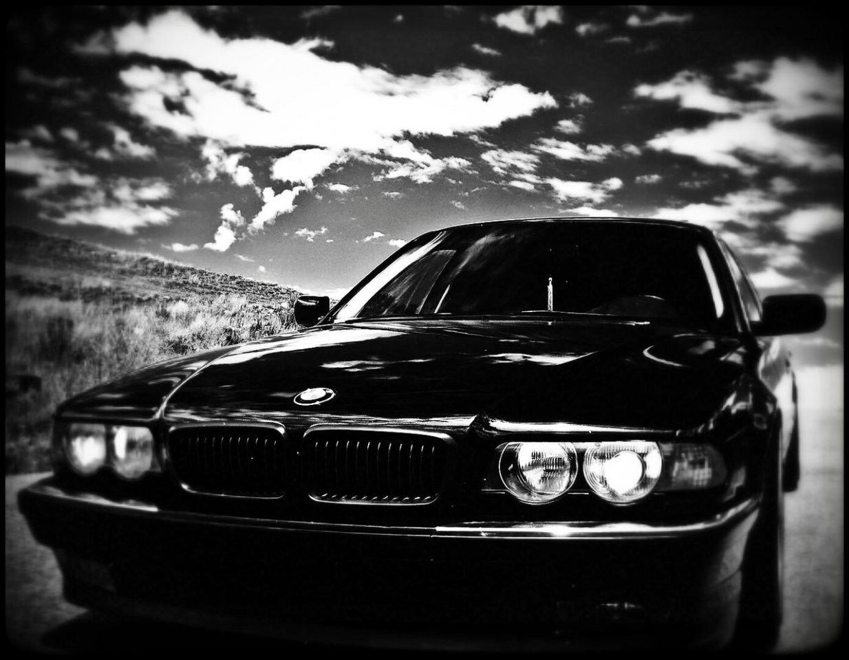 BMW e38 бандитская