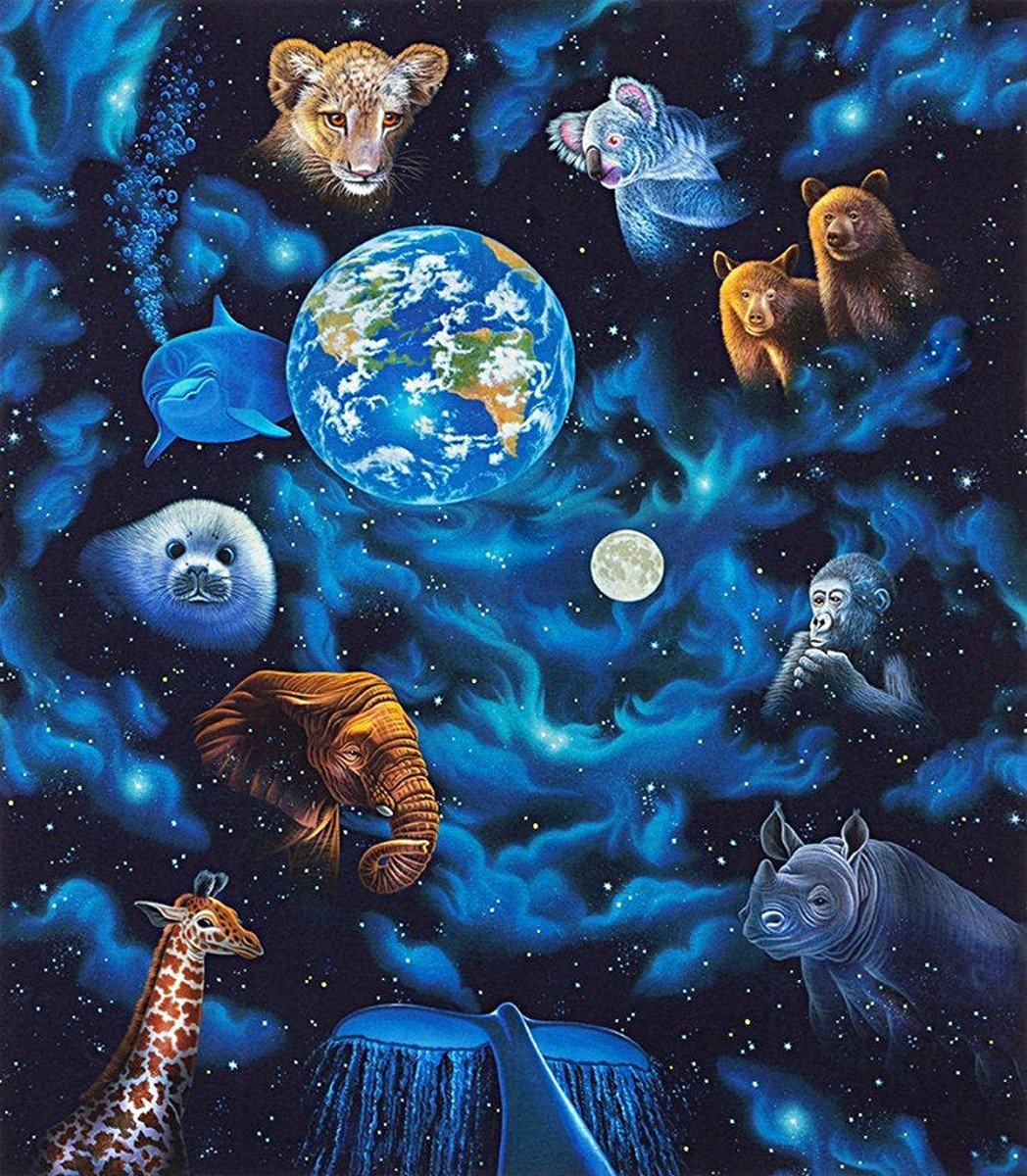 Space animals. Космические животные. Вселенная и животные. Галактика животные. Планета и животные арт.