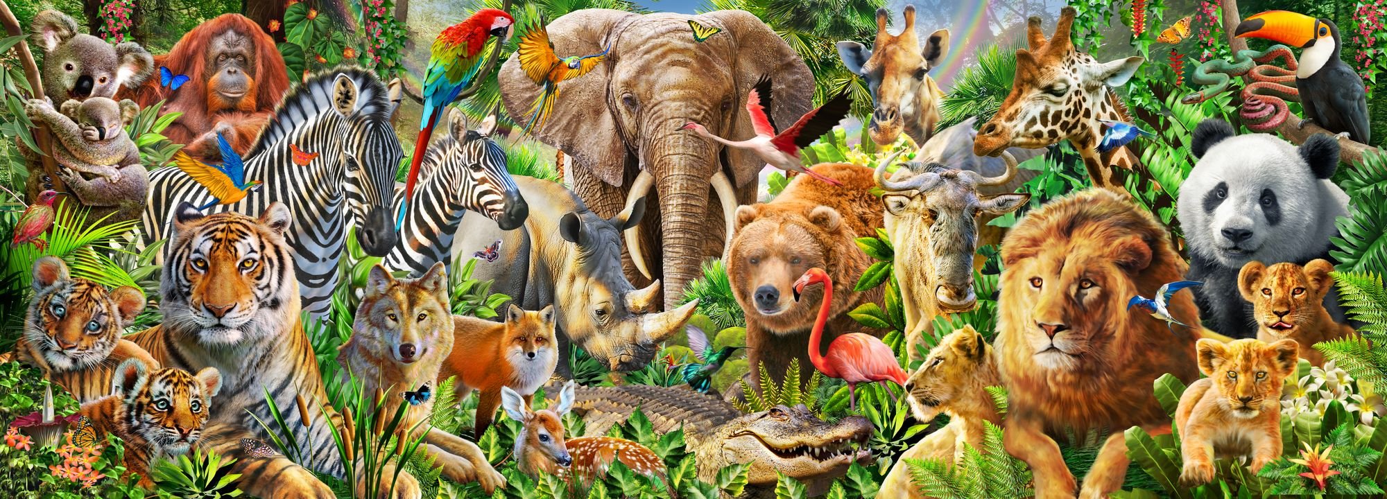Мир животных очень разнообразен. Животные. Разные животные. Много зверей. Множество животных.