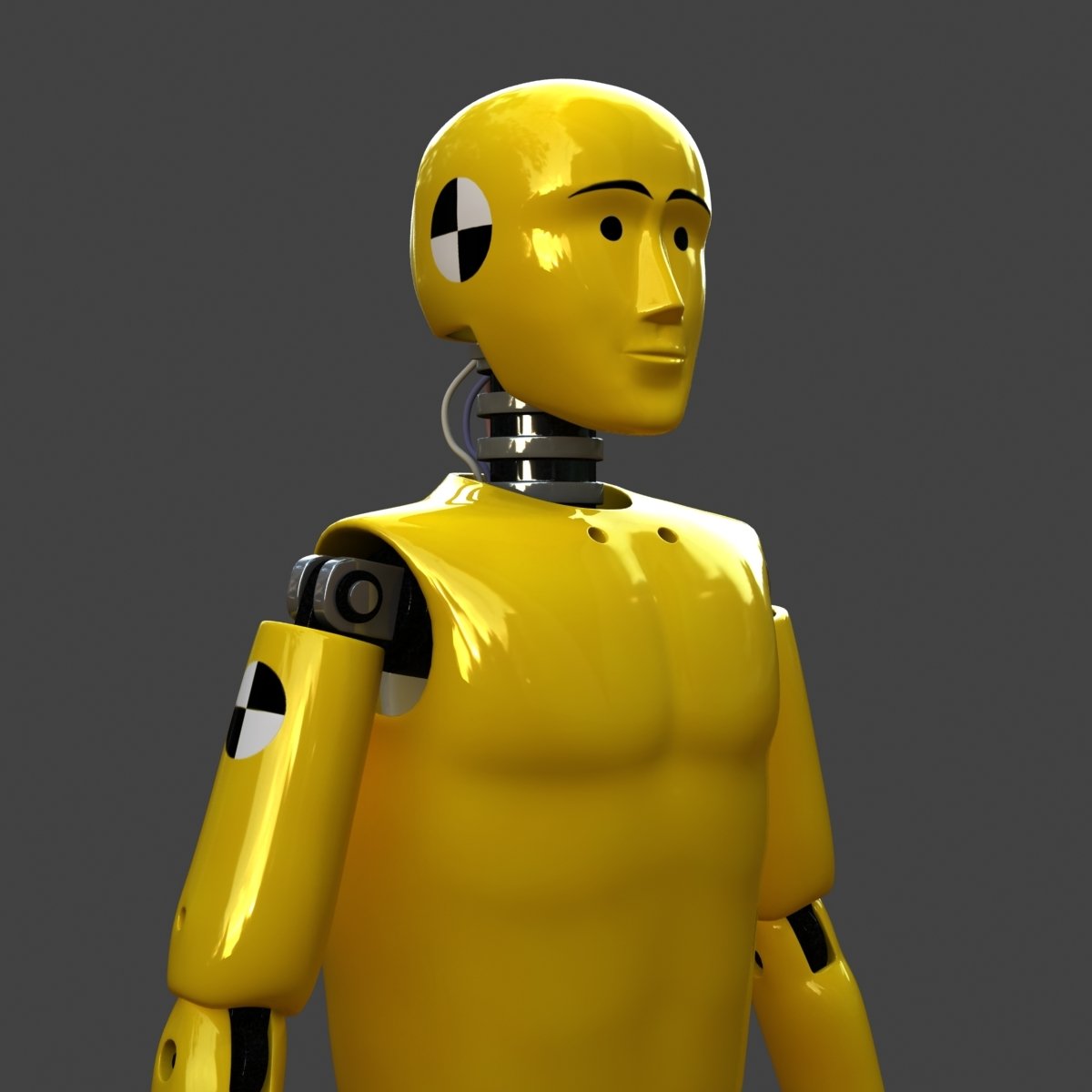 Малыш в желтом робот. Crash Test Dummies краш. Желтый робот. Желтый тоббот. Робот желтого цвета.