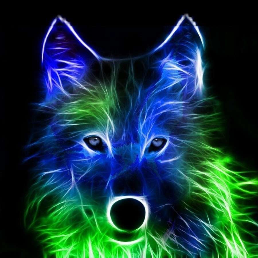 Светящийся волк