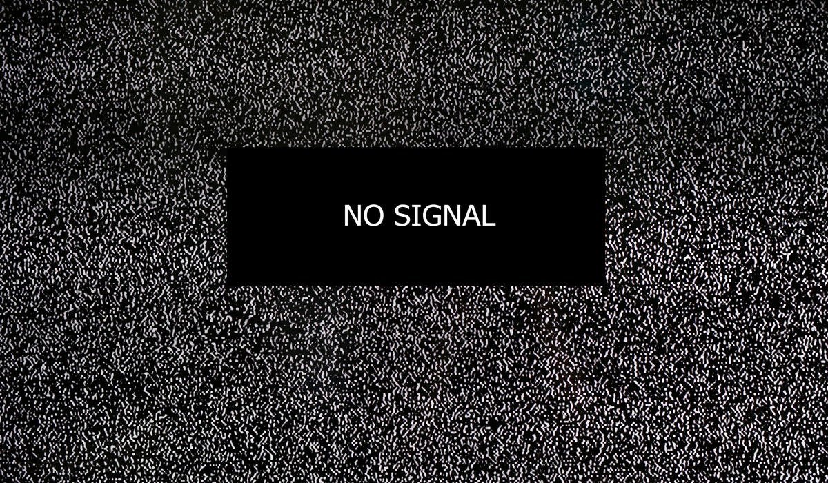 На экране телевизора надпись нет сигнала