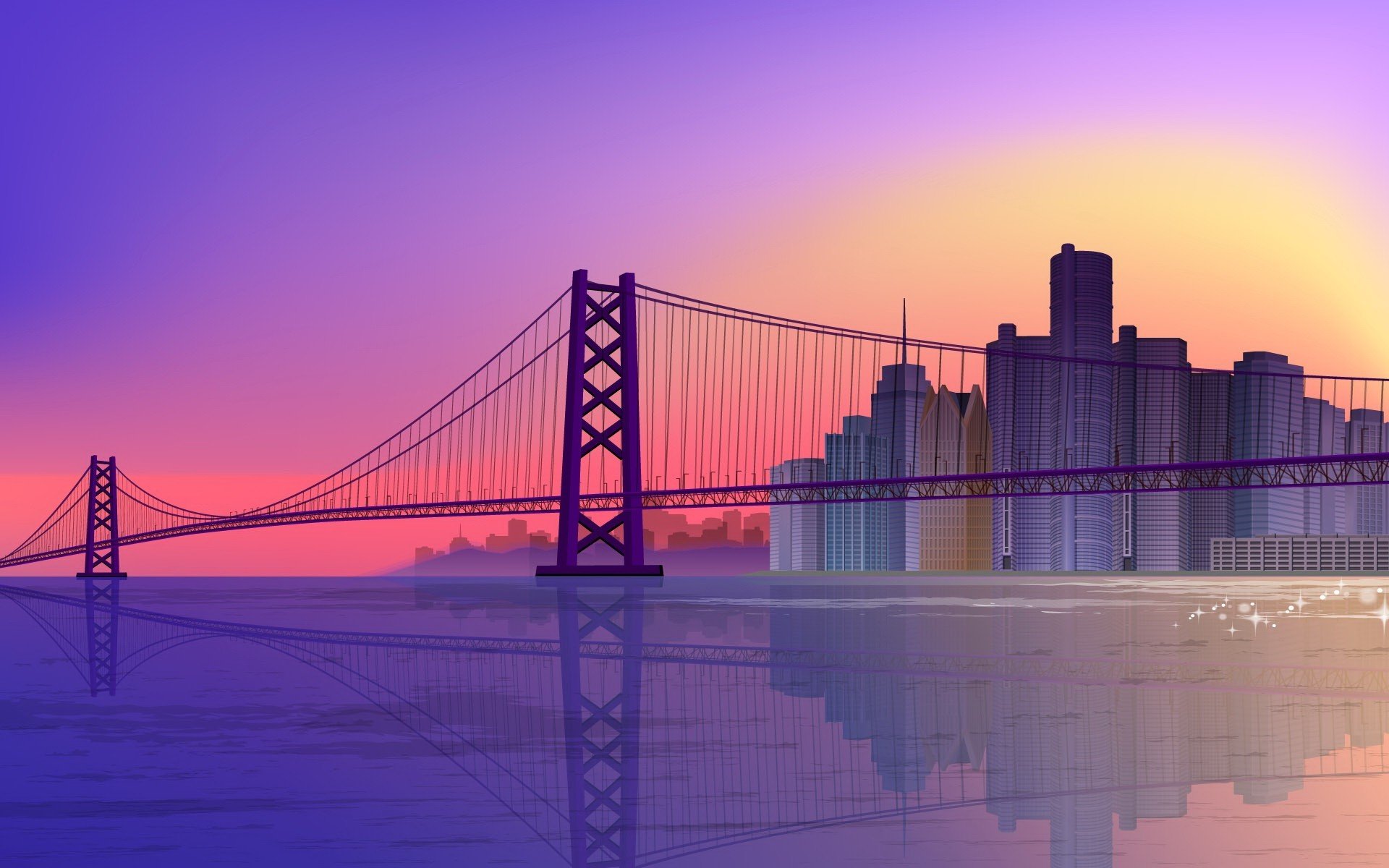 Моста и т д. Сан Франциско мост и город. Бруклинский мост Сан Франциско. Мост Сан Франциско вектор. Мост в городе.