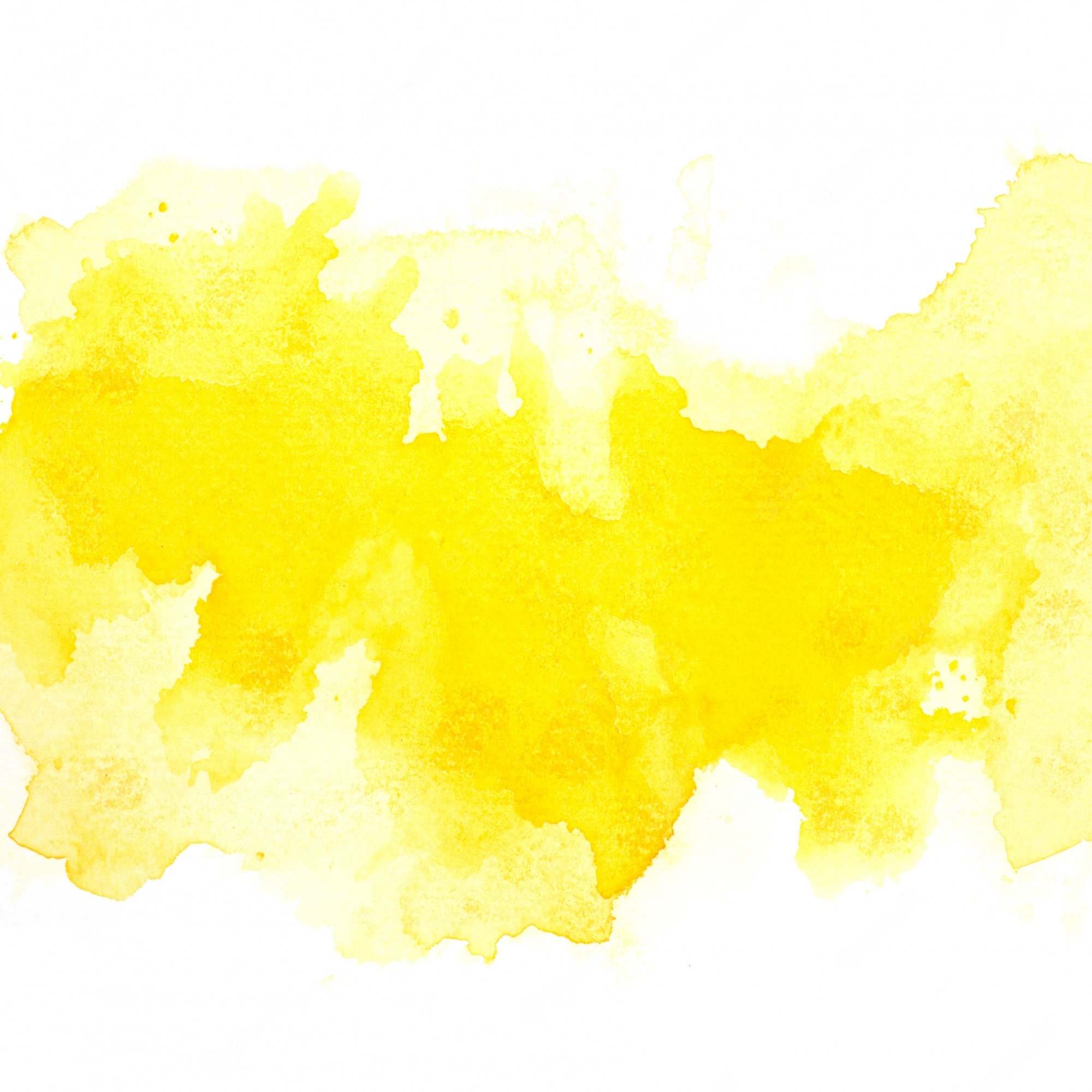 Желтая акварель