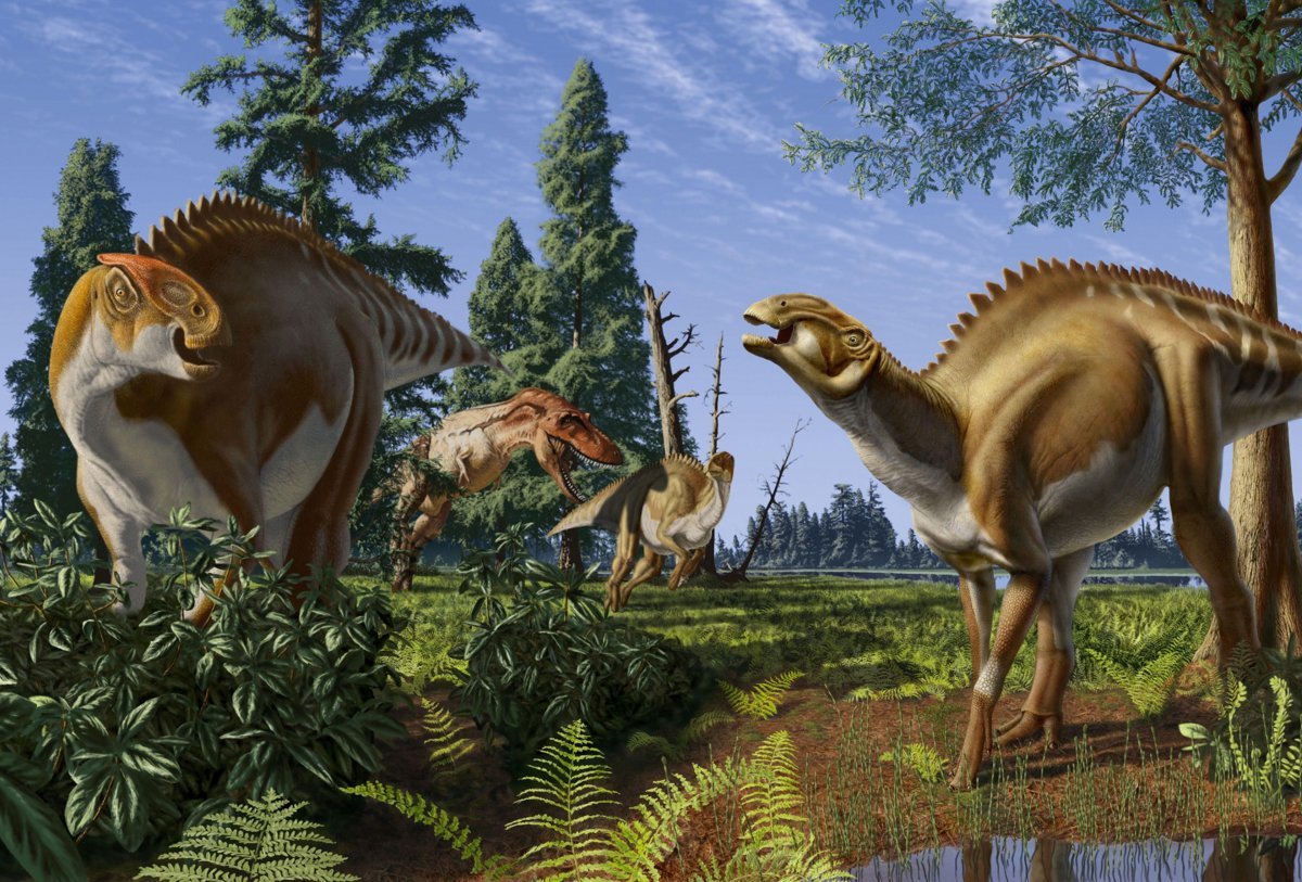 Мезозойская эра расцвет. Динозавры мезозой Юрский период.