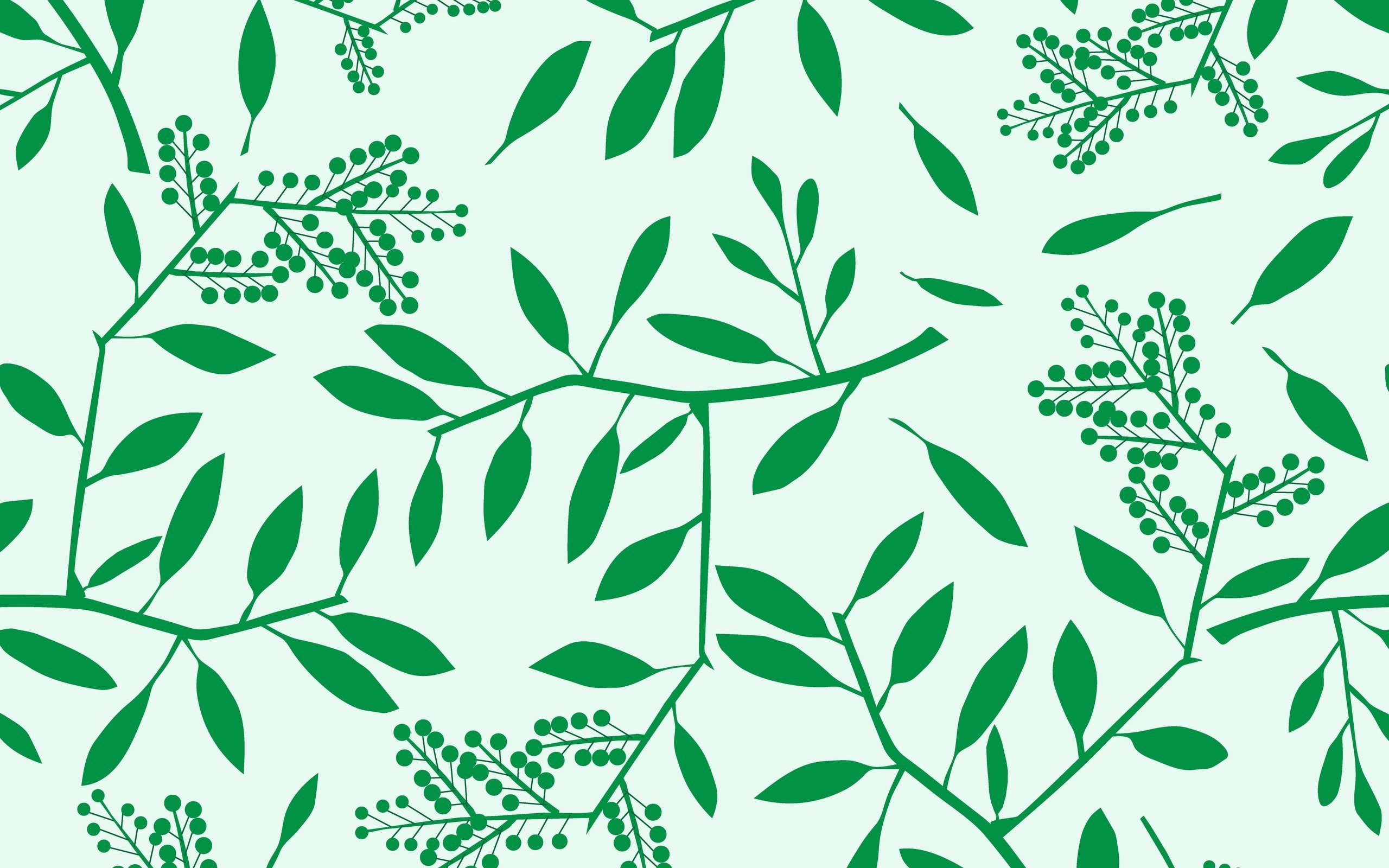 Растительный орнамент листья