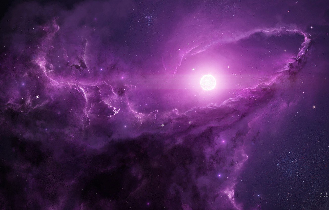 Космос фиолетовый фон - 86 фото