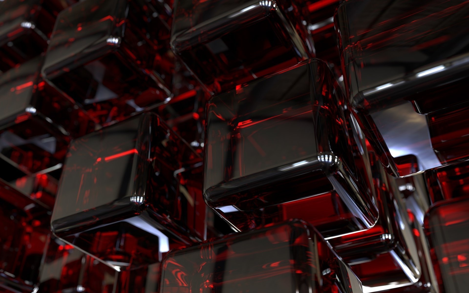 Красно черные кубики