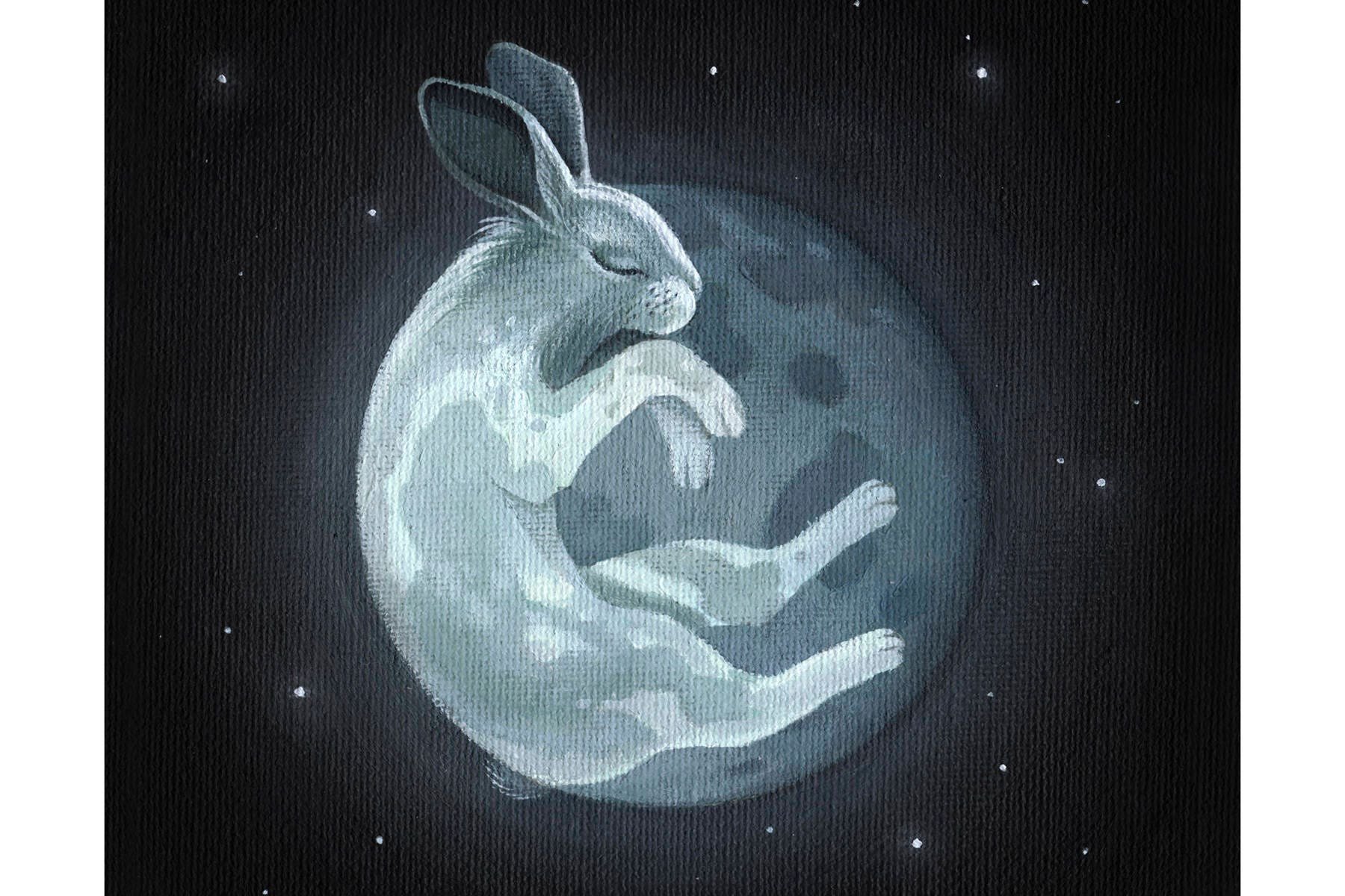 Заяц на Луне