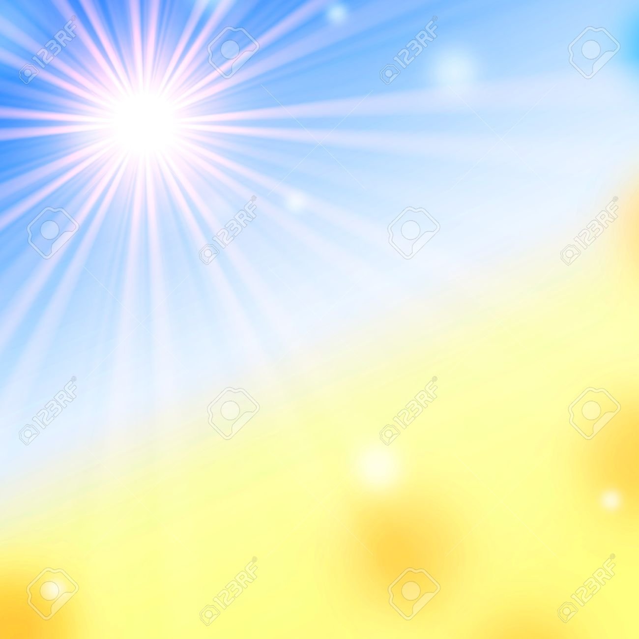 Рамка солнечные лучи