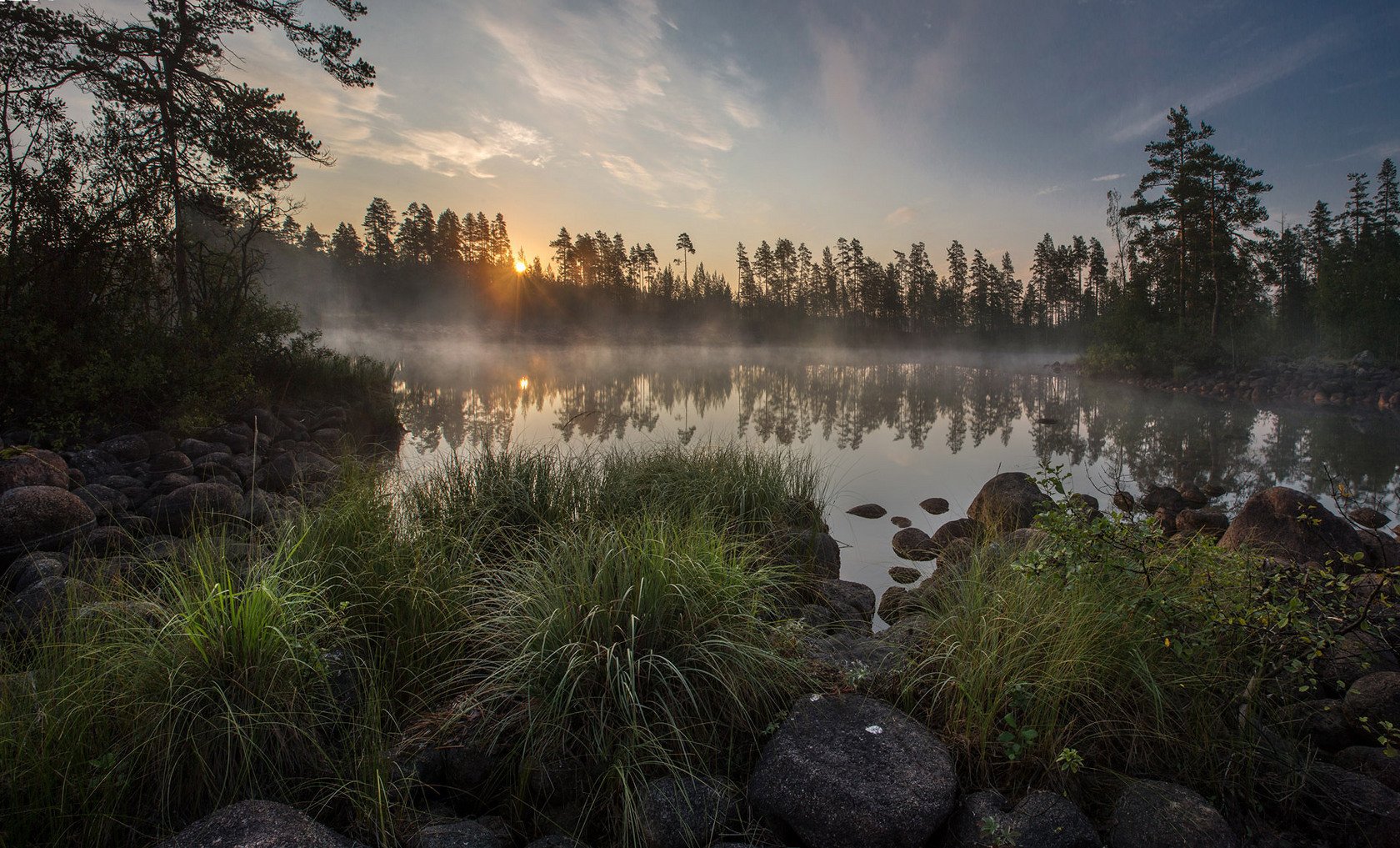 Волшебное озеро Лемболово