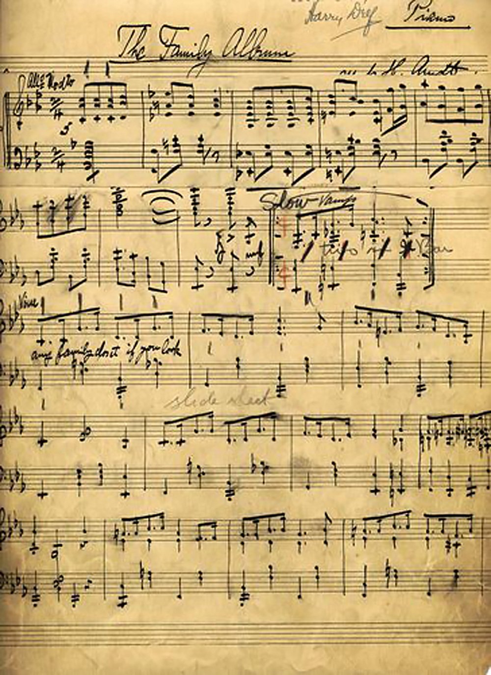 Старинные Ноты