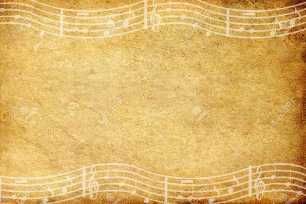 Музыкальный фон бежевый