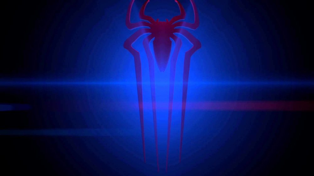 Человек паук на Красном фоне