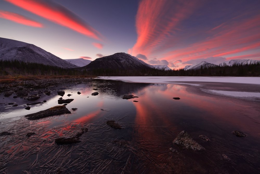 Кольский полуостров Кировск, Хибины,