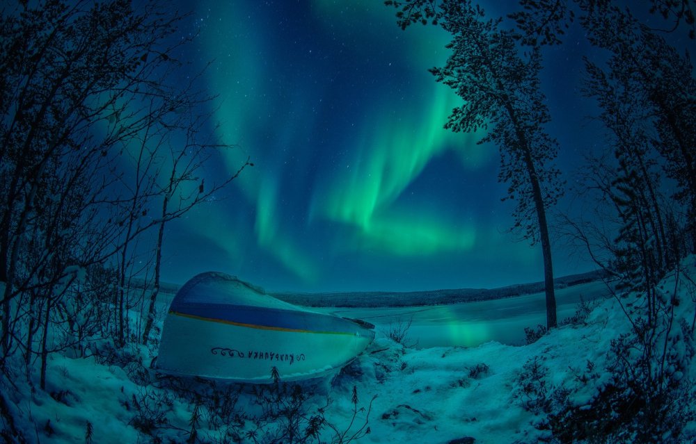 Северное сияние Кольский полуостров Инстаграм