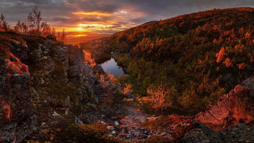 Кольский полуостров осень