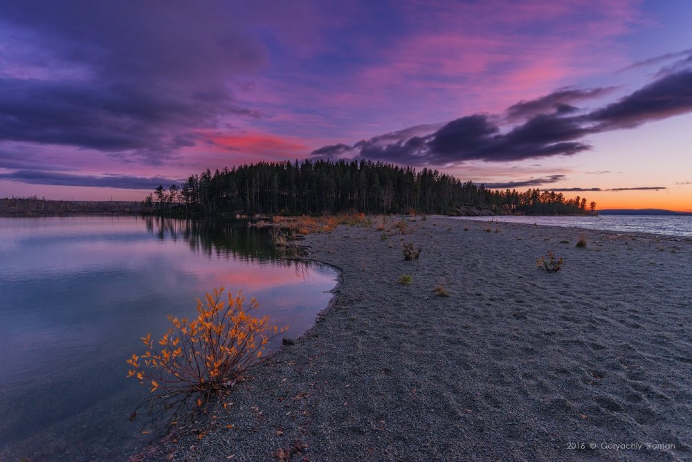 Кольский полуостров озеро Имандра