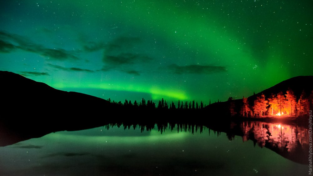 Териберка Северное сияние