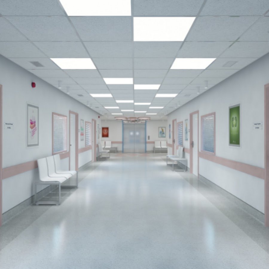 Аниме фон больница коридор