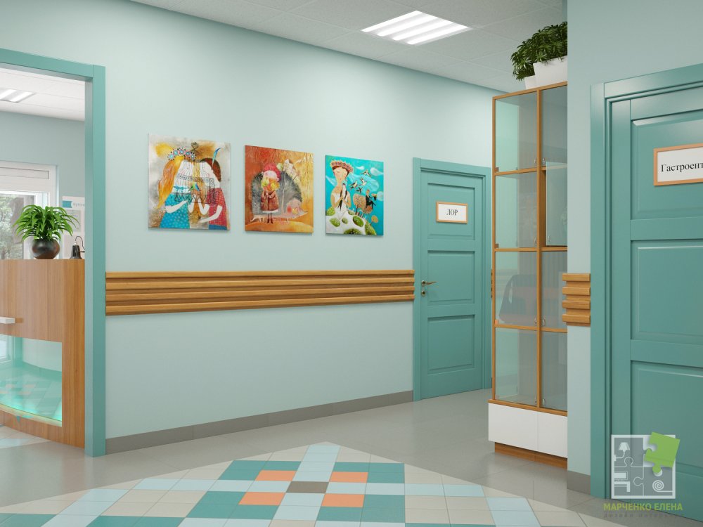 Интерьер поликлиники
