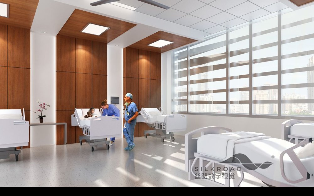 Озеленение интерьера больницы