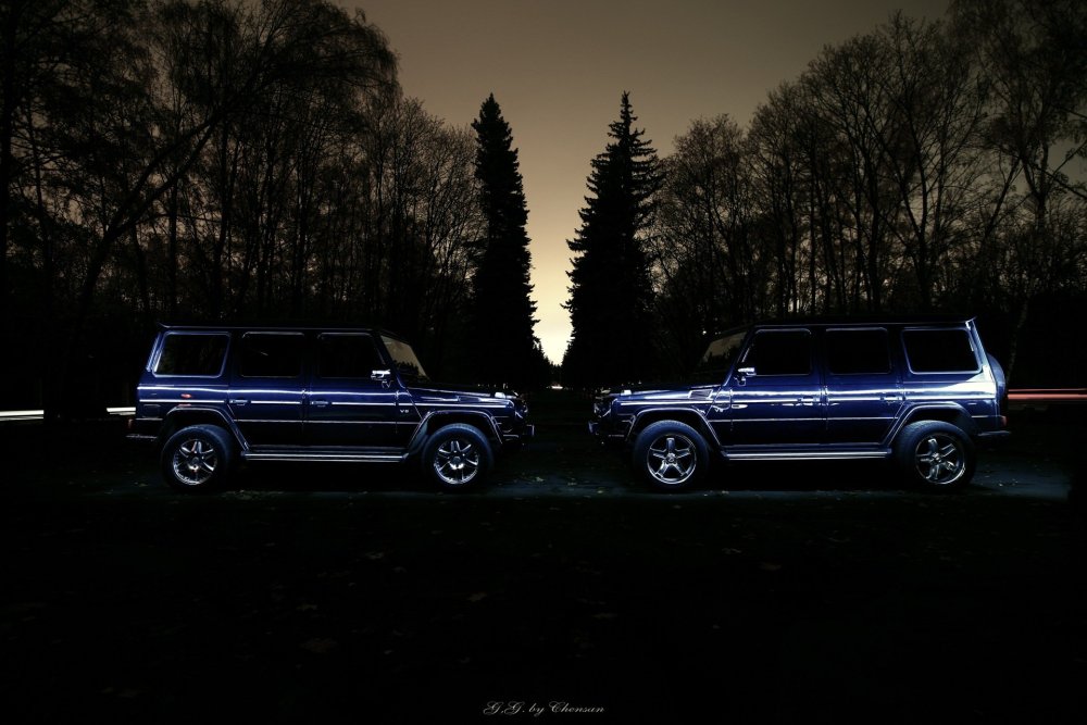 Gelandewagen ночью