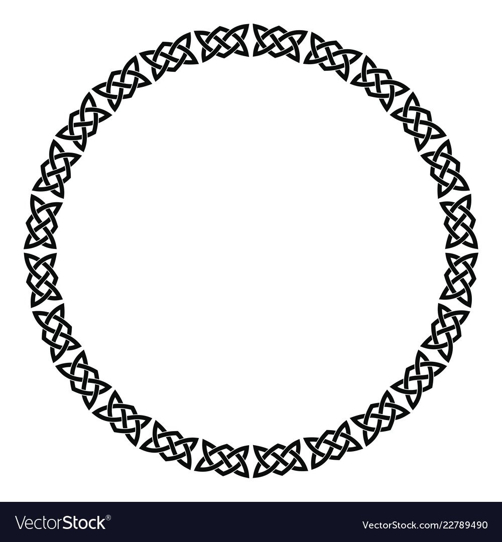 Славянский орнамент по кругу