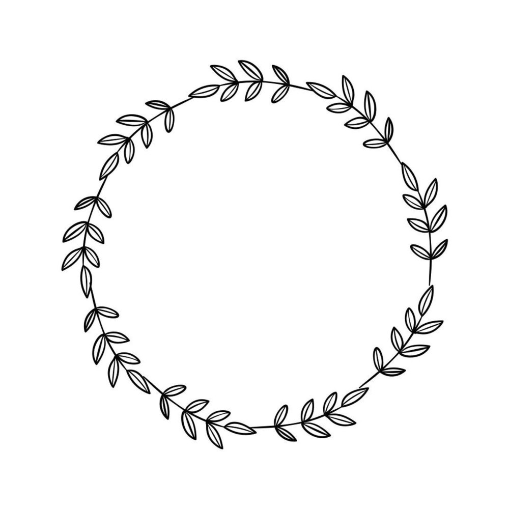 Овальный венок