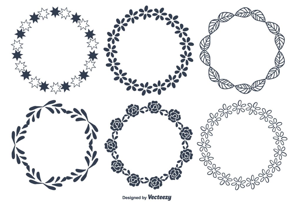 Красивый круговой орнамент