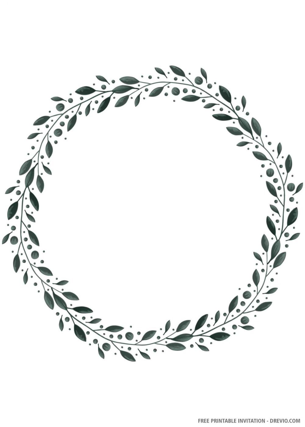 Венок круглый