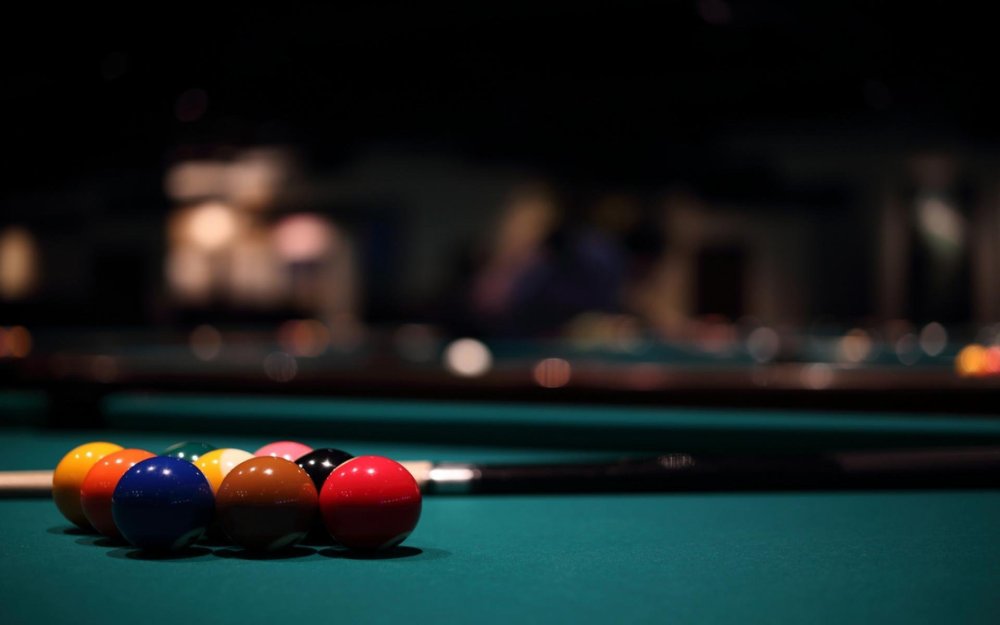 Визитка бильярд