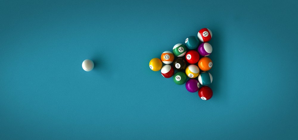 Бильярд шарики фон