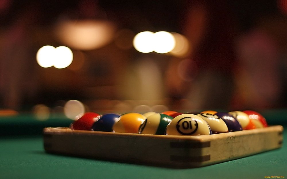 Бильярд фон